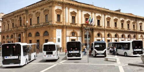 Bus real-time TIEMME Caltanissetta