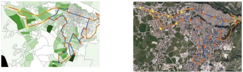 Map of Ragusa Line